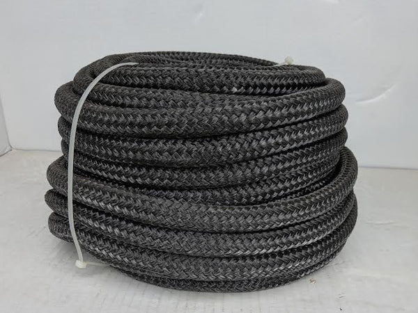 3/4" x 100' Black Nylon Double Braid, open box – USARope