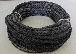 3/8" x 79' Black Polyester 12 Strand, cosmetic blemish – USARope