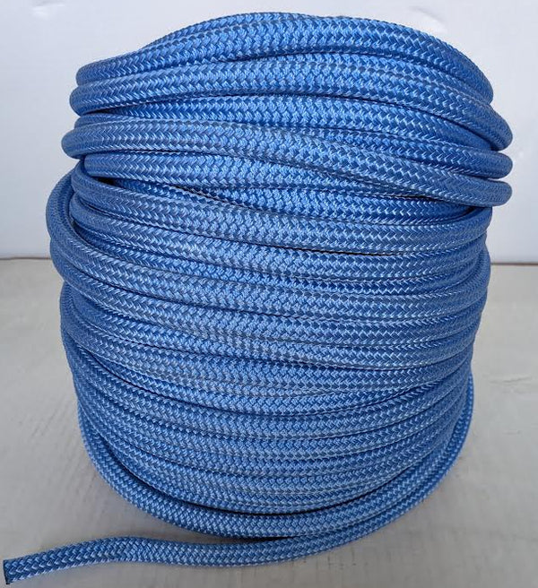 1/2" x 300' Blue Polyester Double Braid, open box – USARope
