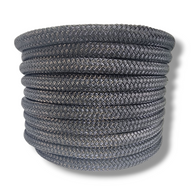 5/8" Double Braided Polyester Rope 100 ft Black