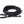 Load image into Gallery viewer, USA Rope 1/4" black synthetic winch rope made of UHMWPE with steel thimble and protective sleeve. 9,000 lbs breaking strength.
